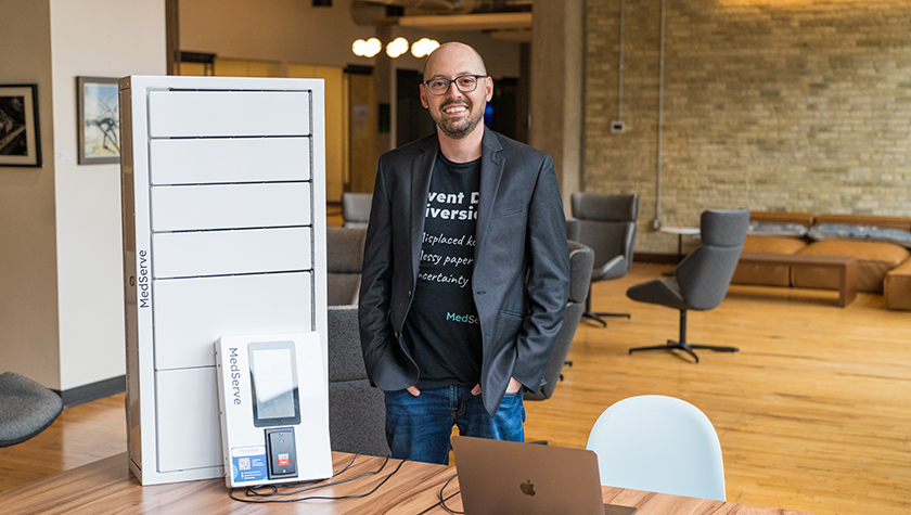 Alex Yampolsky in his office