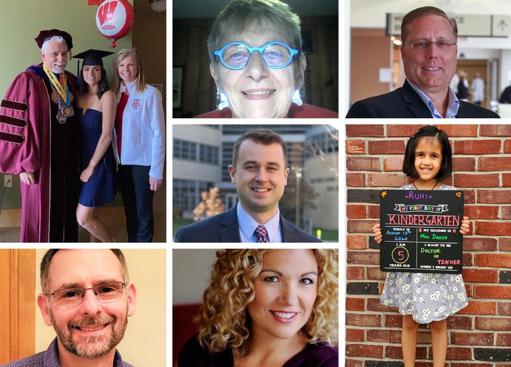 Collage of alumni in the Fall 2020 Class Notes