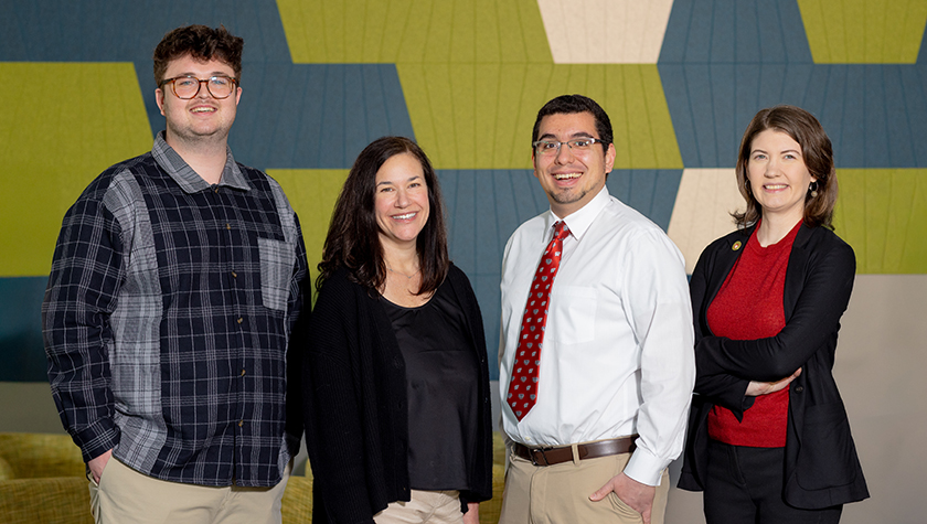 Keegan Talbott, Julie Jensen, Ed Portillo, and Alissa Karnaky