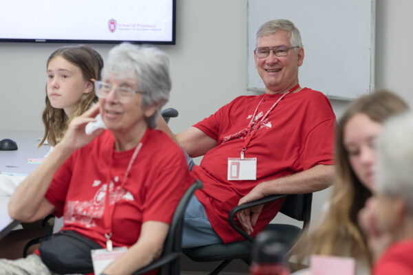 Attendees in the pharmacy major during the 2023 Grandparents University